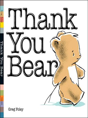 cover image of Thank You Bear Board Book